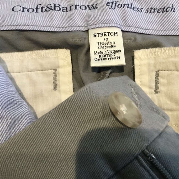 Craft& Barrow- Women Gray Effortless Stretch Capri - Picture 5 of 11